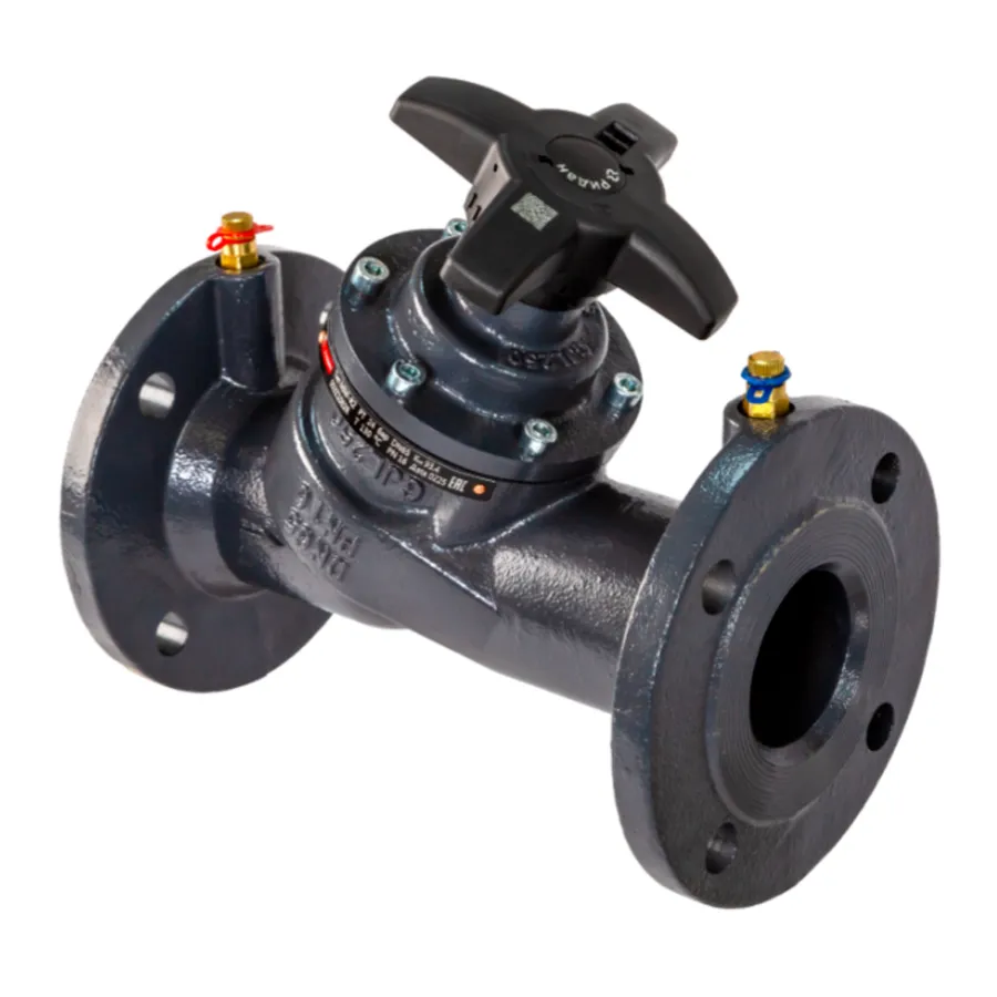 Клапан балансировочный ручной РИДАН MNF-R2 DN250, фланцевый, PN16, Tmax 130 C