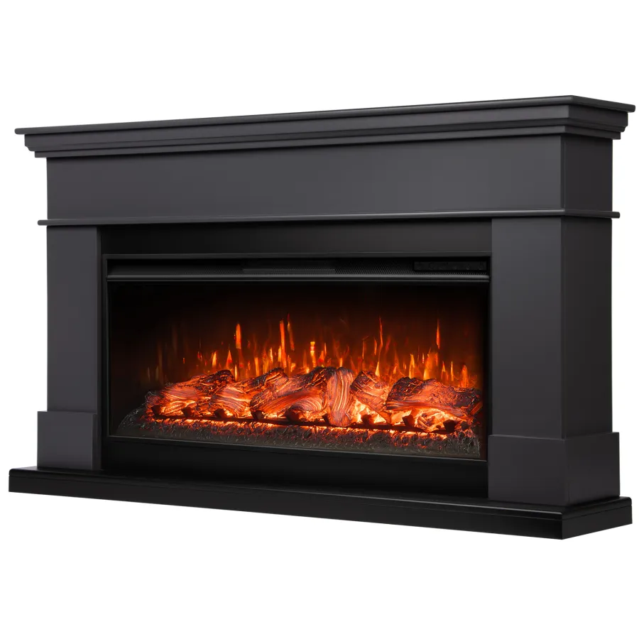 Каминокомплект: Очаг Royal Thermo Aurora RTFP/P-AR40LS, портал California 42/40/36, графит
