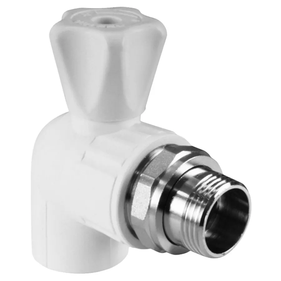 Кран шаровой для радиатора угловой 25 х 3/4" (40/10) VALFEX