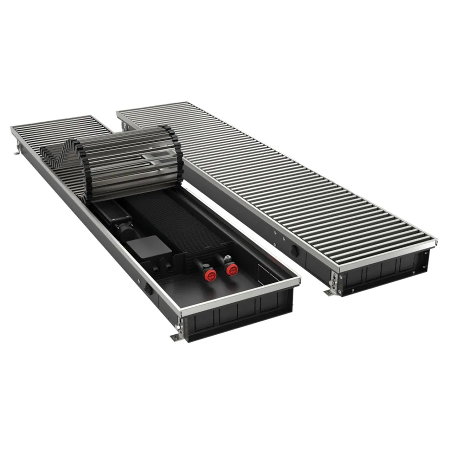 Конвектор внутрипольный Royal Thermo ATRIUM TURBO-80/180/2100-DG-U-NA