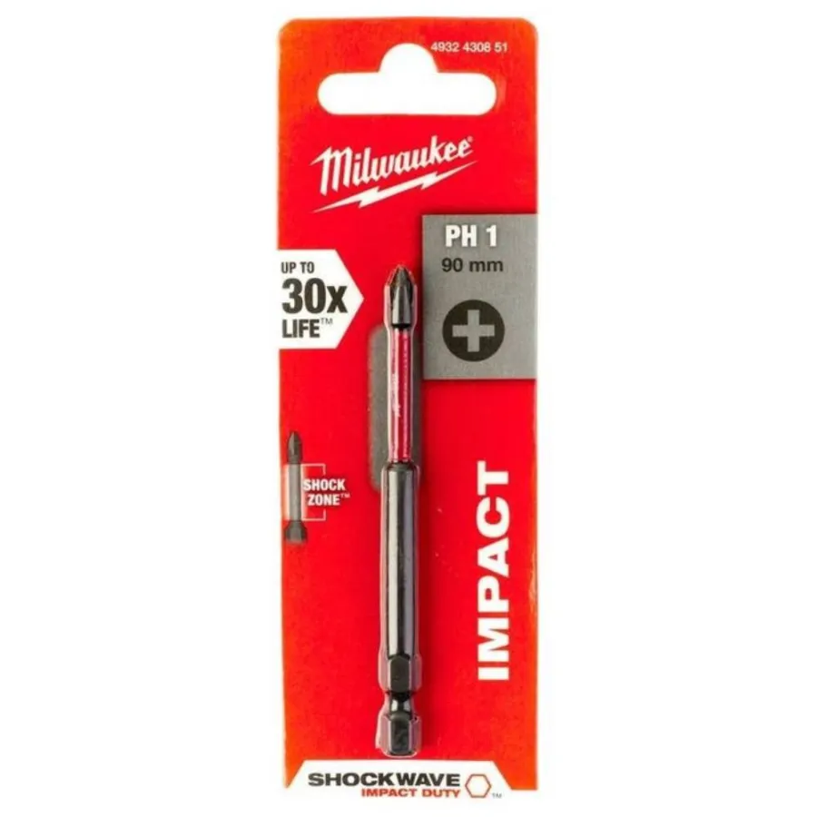 Насадка Milwaukee SHOCKWAVE PH1 90мм (1) 4932430851