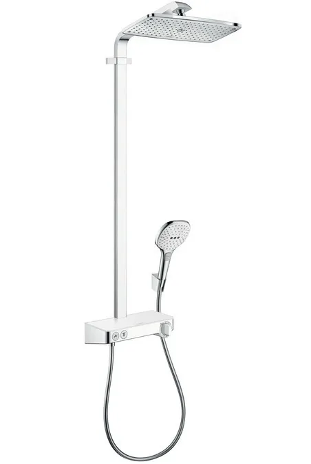 Душевая система Hansgrohe Raindance E, с термостатом, белый/хром (27288400)