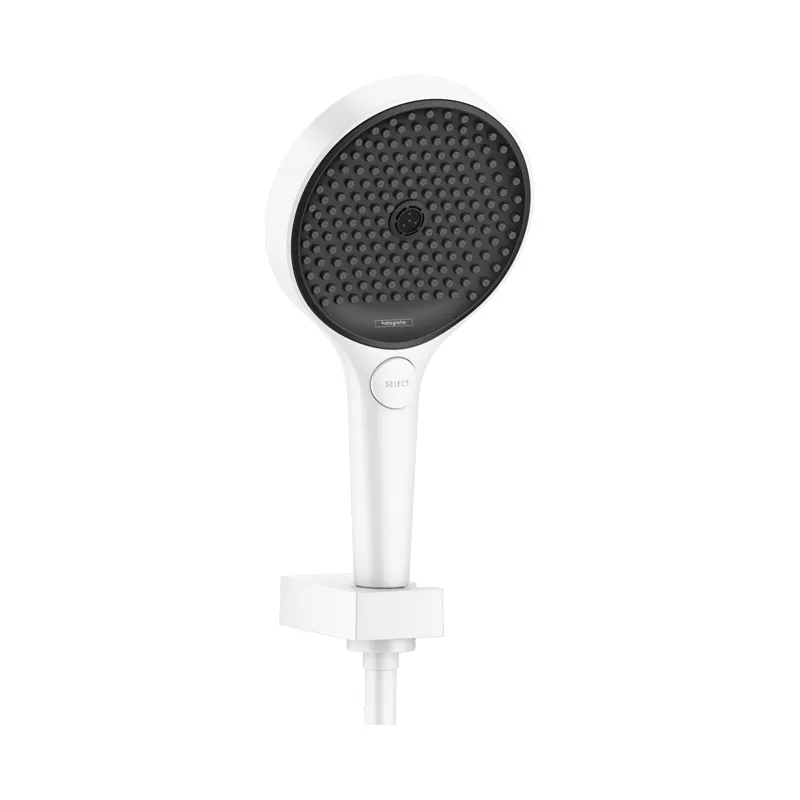 Душевой набор с держателем Hansgrohe Rainfinity 130 3jet, со шлангом 125 см, матовый белый (26852700)