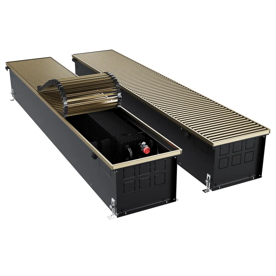 Конвектор внутрипольный Royal Thermo ATRIUM TURBO-190/250/2800-DG-U-AU