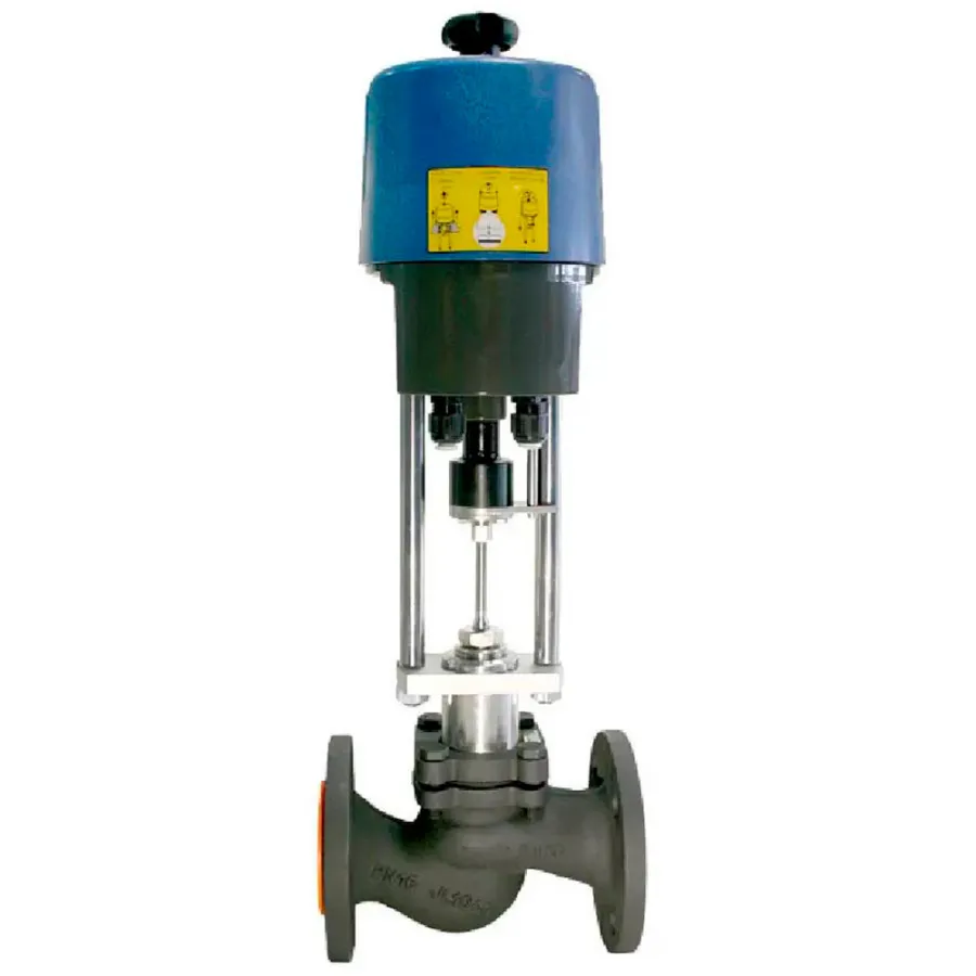 Клапан двухходовой ADL DN50 PN16 ф/ф dP16bar, Tmax 250C с приводом, КМ225Ф-050-40,0/СМП1,6А-24В