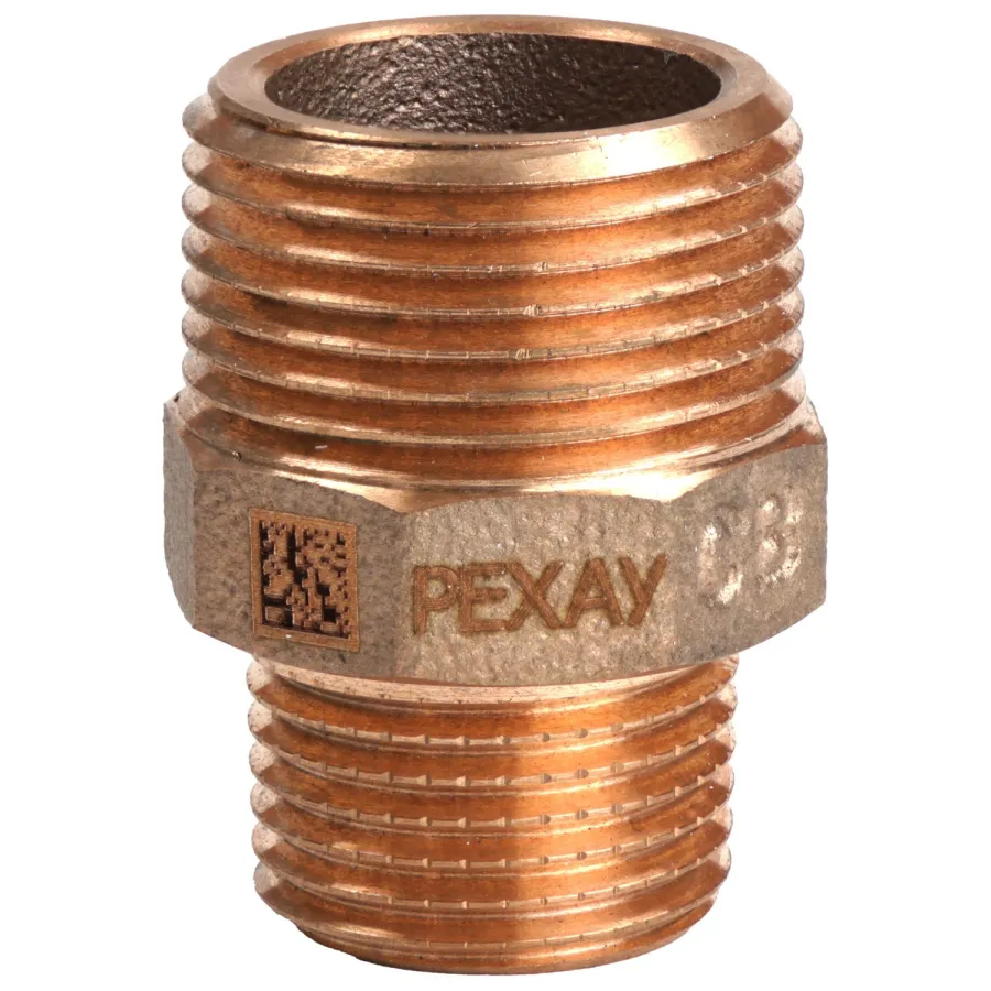 Ниппель бронзовый РЕХАУ AURLINE редукционный R3/4" x R1/2", RX+
