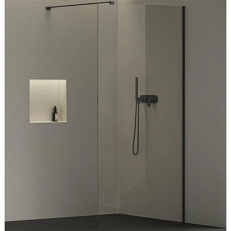 Душевая перегородка Ravak ST Walk-In Wall Air 90 профиль Черный стекло Transparent (GW9W70300Z1C)