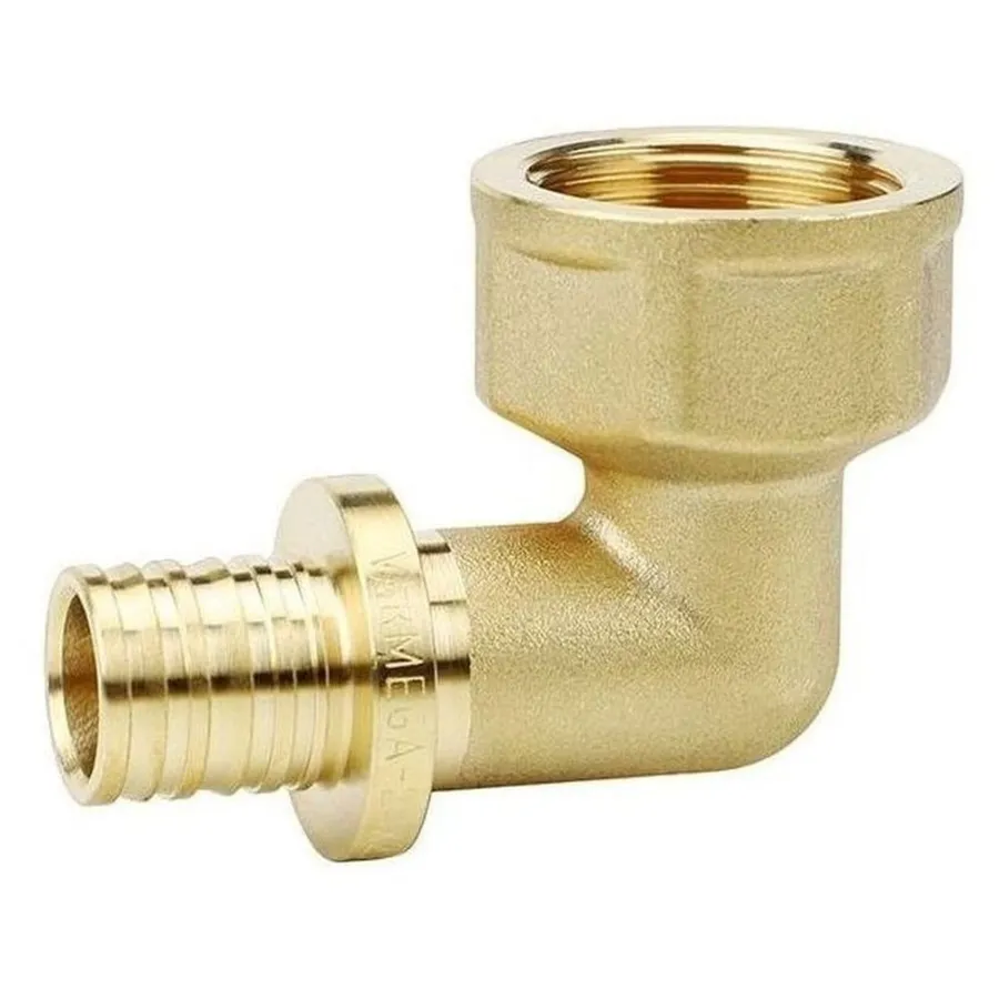 Угол VARMEGA Slide-fit 90 гр., ВР, 20x1/2", аксиальный, латунь, VM51513