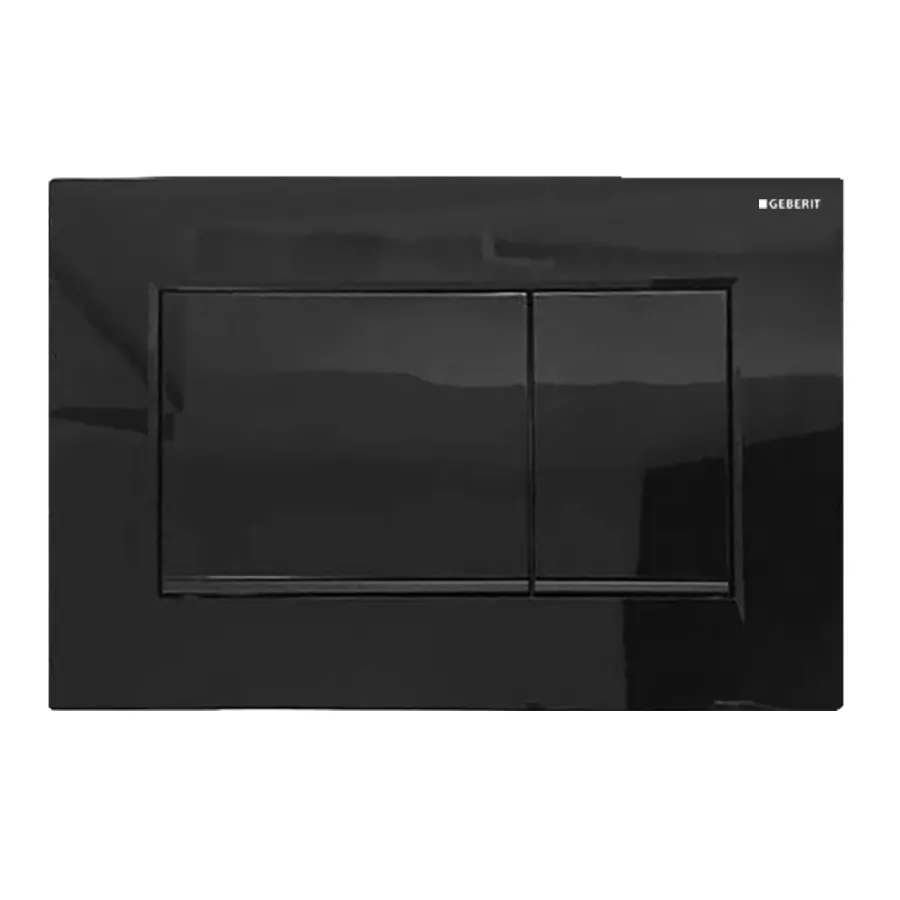 Кнопка смыва Geberit Sigma 30, двойной смыв, черный глянцевый (115.883.DW.1)