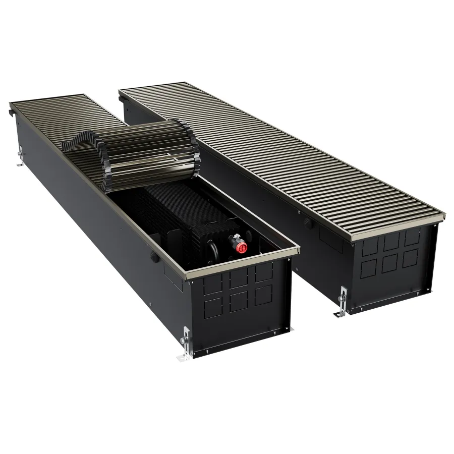 Конвектор внутрипольный Royal Thermo ATRIUM TURBO-190/250/2600-DG-U-DB