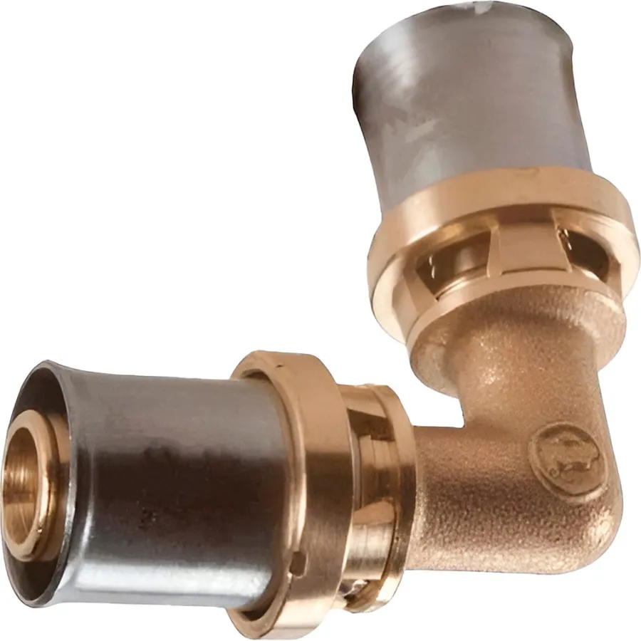 Угольник-пресс Giacomini латунь 20, RM122Y007