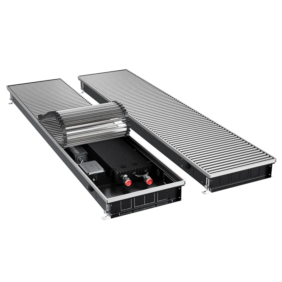 Конвектор внутрипольный Royal Thermo ATRIUM TURBO-80/300/2400-DG-U-NA