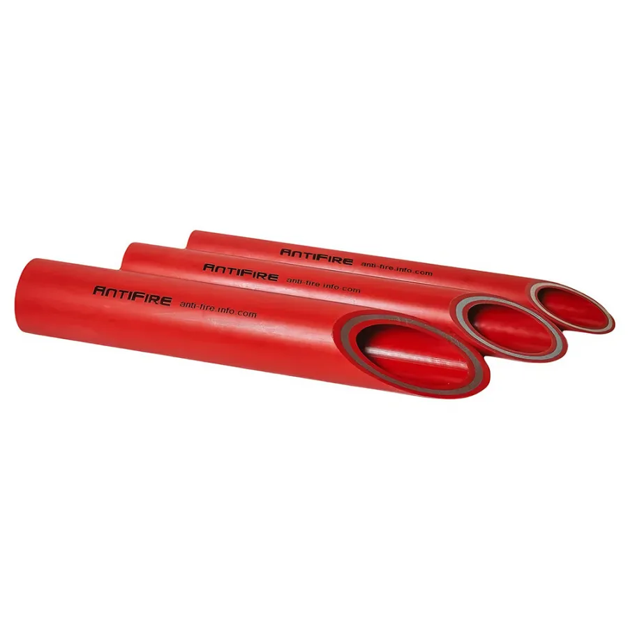 Труба PP-R AntiFire FR FireResistant SDR 9 D75 L4м Red