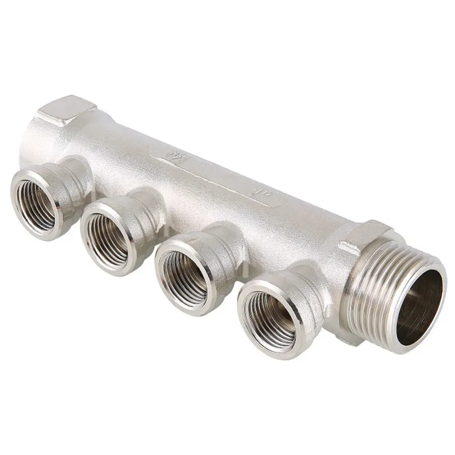 Коллектор внутренняя резьба 4 выхода 1" * 1/2" (VTc.550.N) (Valtec)
