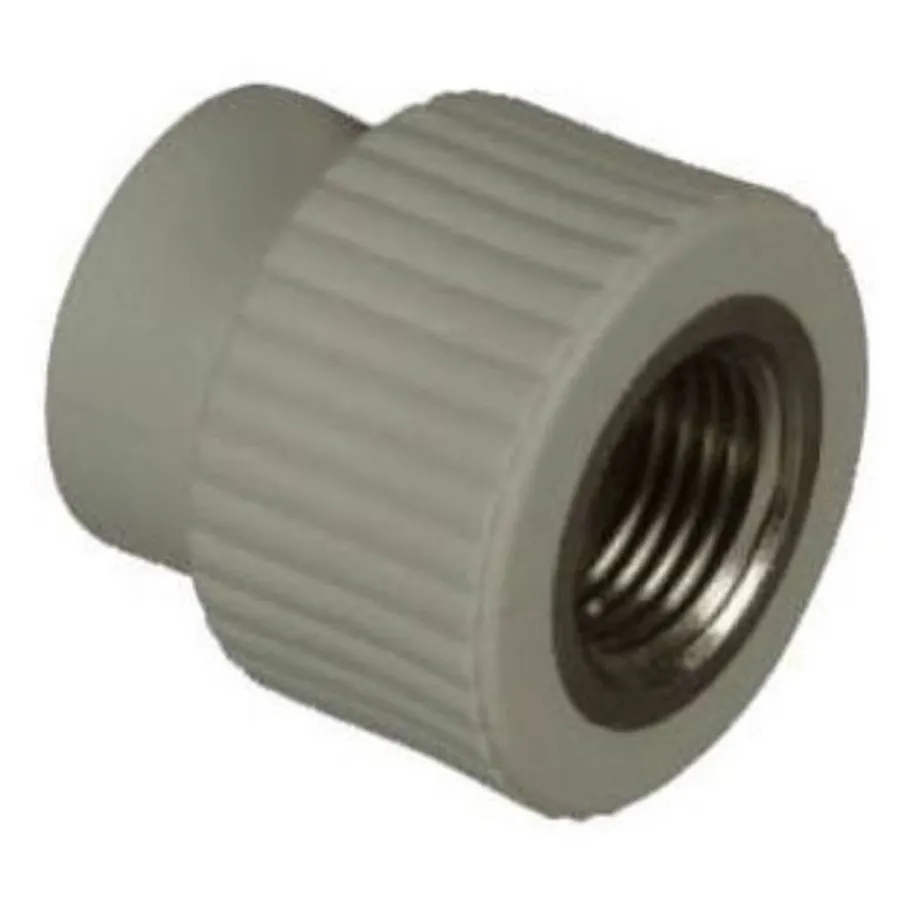 Муфта TEBO сер. PP-R комбинированная 25x3/4" ВР (25/150), арт. 031023406
