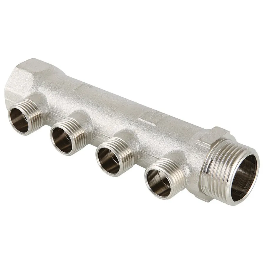 Коллектор наружная резьба 3 выхода 1" * 1/2" (VTc.500.N) (Valtec)