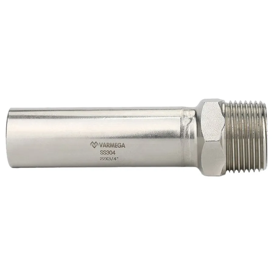 Муфта-вставка VARMEGA Inox Press НР 22ax3/4"