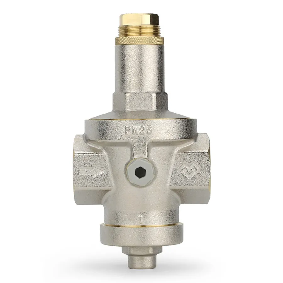 Редуктор давления VARMEGA 1", PN25, мембранный, с присоединением к манометру, VM12803