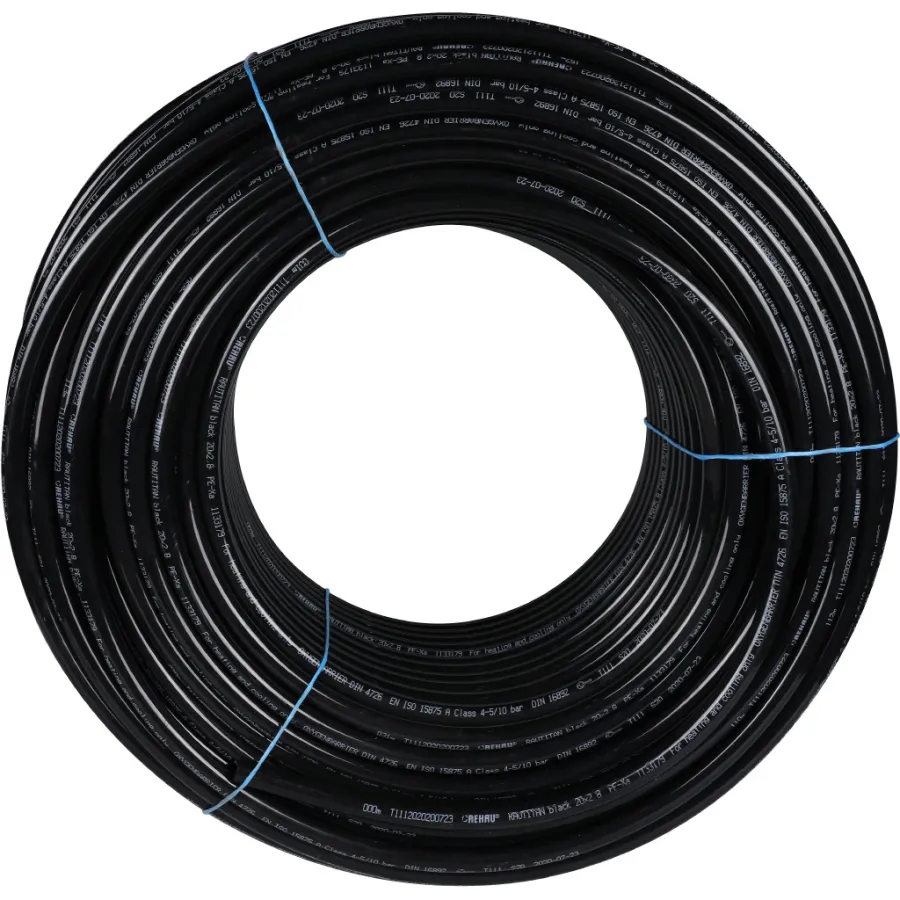 Труба отопительная REHAU RAUTITAN black 20х2,8, метр, (180)