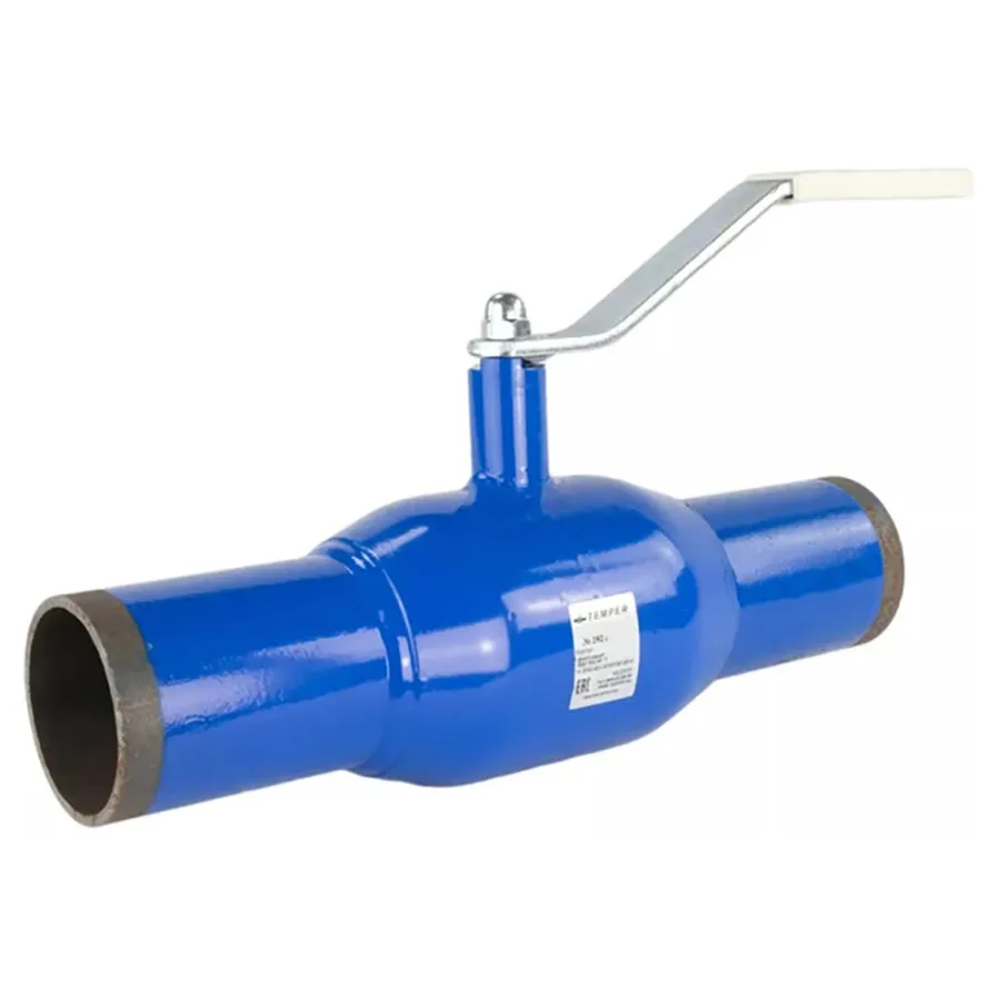 Кран шаровый под приварку TEMPER Ру 25 DN 125 (КШЦП) сталь 20