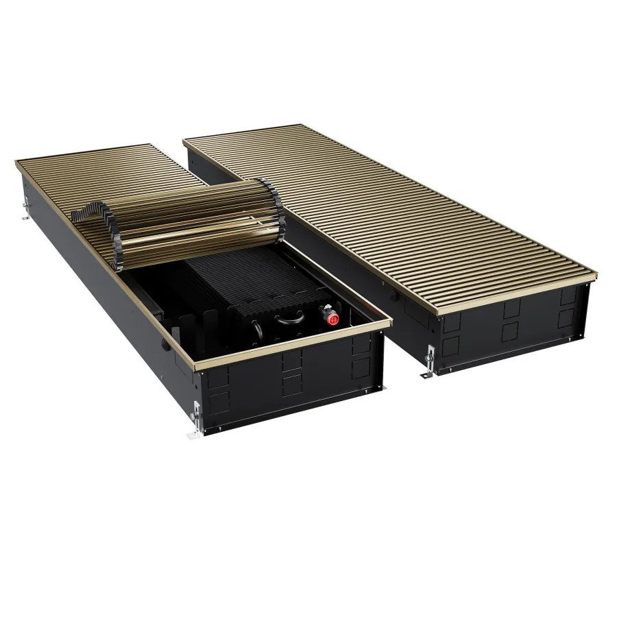 Конвектор внутрипольный Royal Thermo ATRIUM TURBO-150/400/900-DG-U-AU