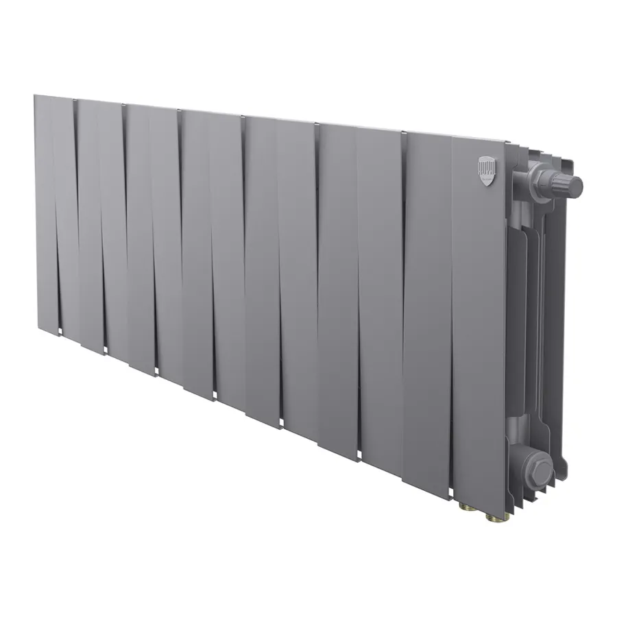 Радиатор биметаллический Royal Thermo PianoForte 300 Серебристый VR80 - 14 секц.