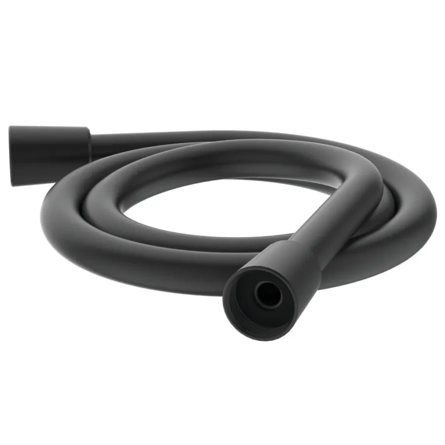 Шланг для душа Ideal Standard IDEALFLEX 1250 мм, подсоединение G1/2", устойчивость к давлению до 5 атм, прочность до 50 кг, черный матовый (BE125XG)