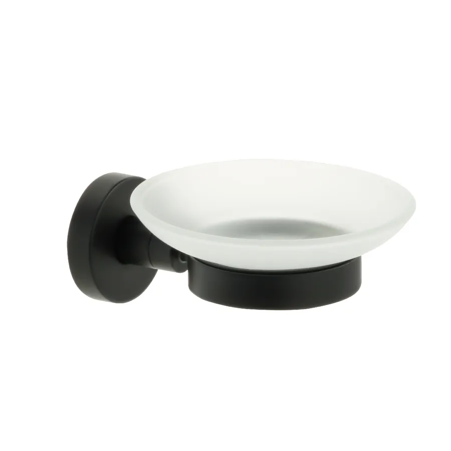 Мыльница подвесная Fixsen Comfort Black черная матовая (FX-86008)