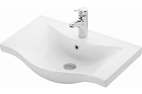Раковина накладная Lapino BASIC 50X37X17,5, белая