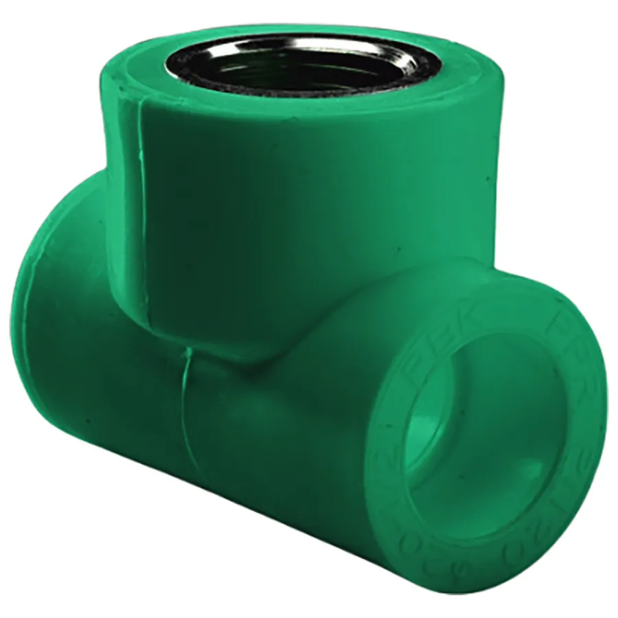 Тройник комбинир. ПП AntiFire D40х1/2"х40 ВР Green 034115