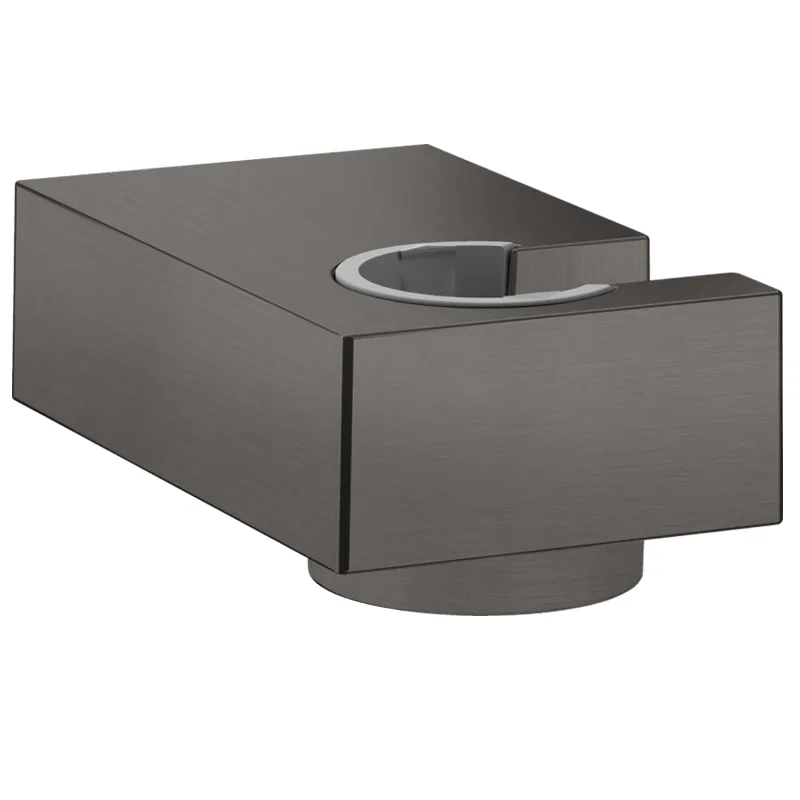 Держатель ручного душа Hansgrohe Porter E, шлифованный черный хром (28387340)