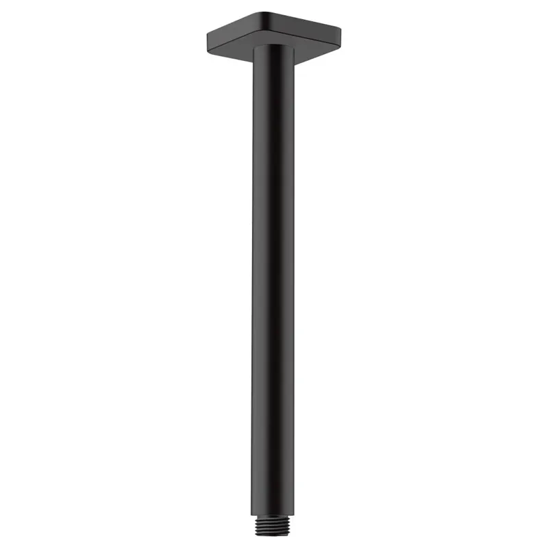 Держатель верхнего душа Hansgrohe Vernis Shape потолочный, 300 мм, матовый черный (26407670)