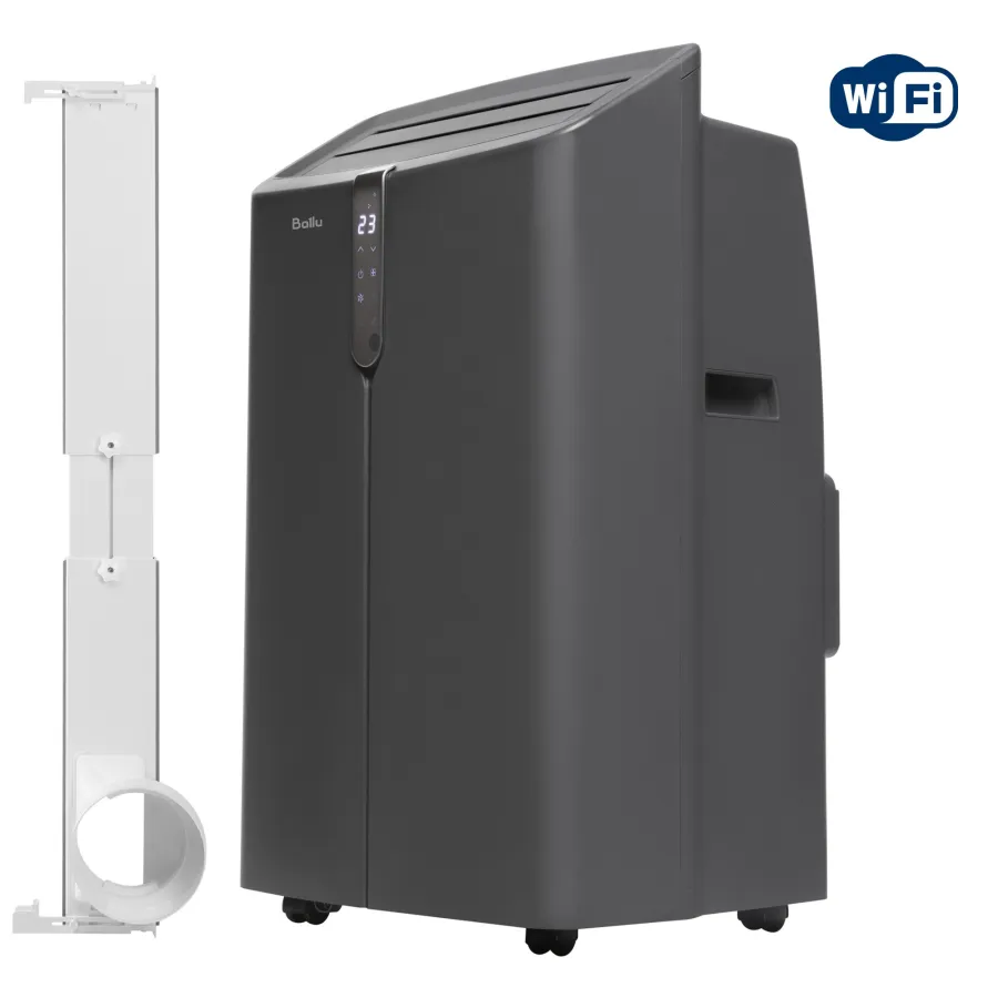 Кондиционер мобильный Ballu Smart Inverter BPAC-12 IE/N6 в комплекте с адаптером Ballu UniPort 1.0