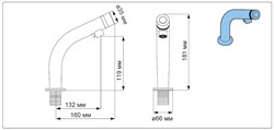 MISCEA LIGHT Standard Автоматический смеситель для раковины с дозатором мыла - фото 106179