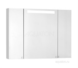 AQUATON Мадрид 100 Зеркальный шкафчик - фото 106189