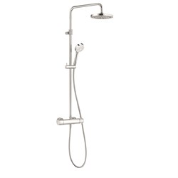 KLUDI Logo Dual Shower System с термостатом для душа, ручная лейка 1s 68095-KLUDI - фото 111791