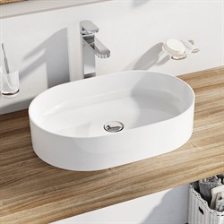 RAVAK Умывальник CERAMIC 550 O SLIM белый CERAMIC 550 O SLIM - фото 115931