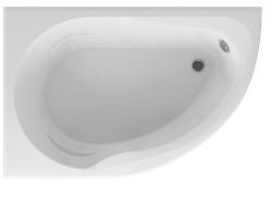 AQUATEK Вирго Акриловая ванна на каркасе, слив-перелив в комплекте, с панелью. Левая ориентация - фото 116228