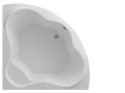 AQUATEK Галатея Акриловая ванна на каркасе, слив-перелив в комплекте,  с панелью - фото 116236