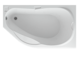 AQUATEK Таурус Акриловая ванна на каркасе, слив-перелив в комплекте, с панелью. Правая ориентация - фото 116353
