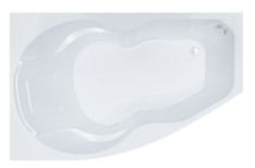 TRITON Лайма R Ванна акриловая в сборе на каркасе со сливом-переливом - фото 116570