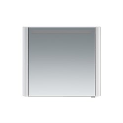 AM.PM Sensation, зеркало, зеркальный шкаф, левый, 80 см, с подсветкой, белый, глянец, шт - фото 123538