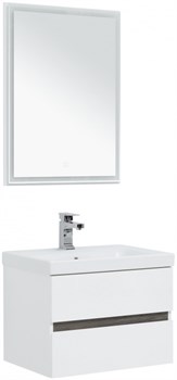 AQUANET Беркли 60 Комплект мебели для ванной комнаты (зеркало белое) - фото 126093