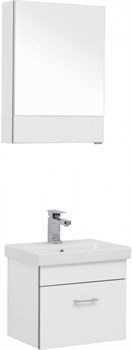 AQUANET Верона 50  Комплект мебели для ванной комнаты (Moduo Slim  белый) - фото 126568