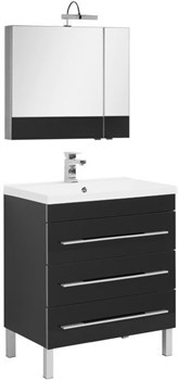 AQUANET Верона NEW 75 Комплект мебели для ванной комнаты (напольный 3 ящика) - фото 126686