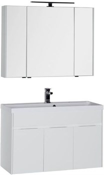 AQUANET Латина 100 Комплект мебели для ванной комнаты - фото 128032