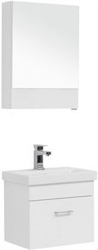 AQUANET Нота 50  Комплект мебели для ванной комнаты (Moduo Slim белый) - фото 128474
