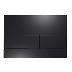 TECEsquare II, панель смыва с двумя клавишами металлическая, черный, матовая - фото 130769