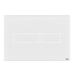 TECE Электронная панель смыва TECElux Mini, стекло, белое - фото 130845