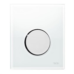 TECEloop Urinal,  стекло белое, клав. хром глянец. - фото 130877